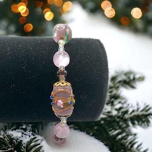 Lavender Purple Candy Bracelet!